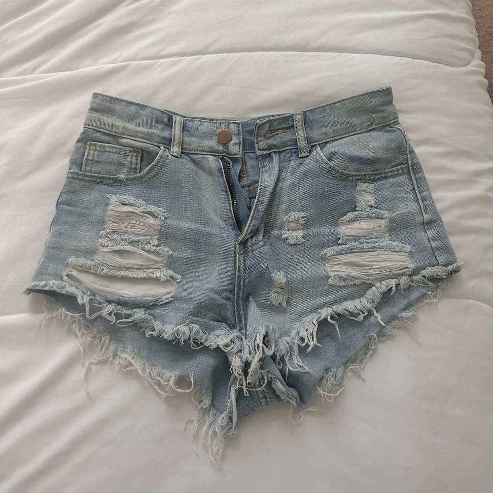 Shein denim shorts